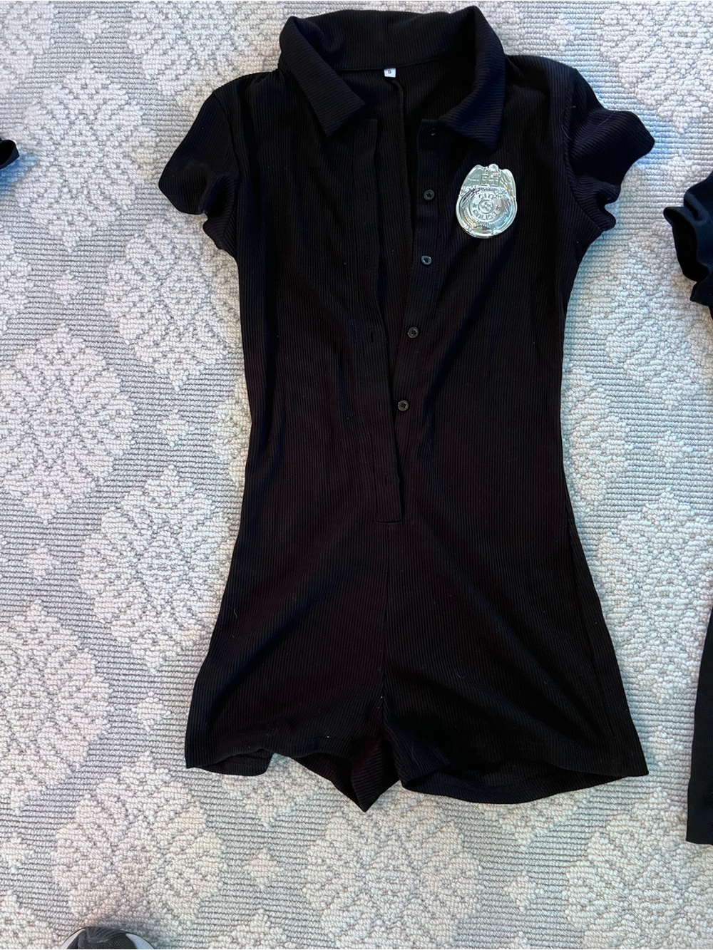 Halloween costume police officer One-Piece Romper - size small